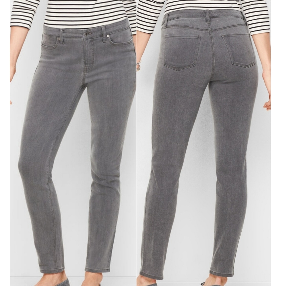 Prana Gray Straight Leg Jeans Size 12